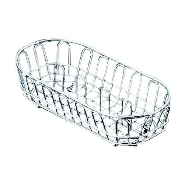 18-8ワイヤー小判カトラリーバスケット OKT0801 1個