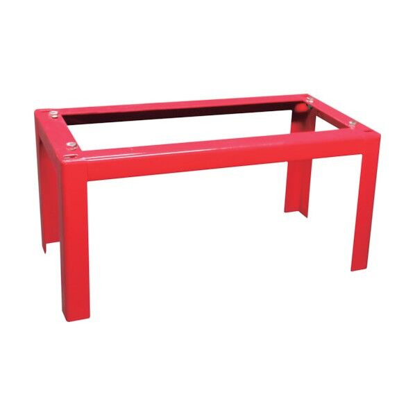 ステンレス製 1本用 『H-1』消火/消防用ホース(格納箱)用アングル架台(単体) レッド L300 24AGH1SU 1台