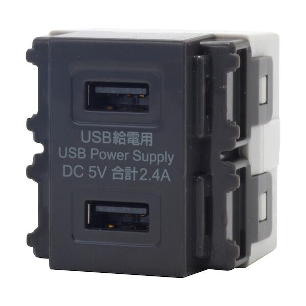 TERADA 埋込USB給電用コンセント USB-R3701DG 1点