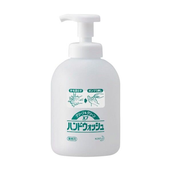 【空容器】クリーン&クリーンX7薬用ハンドウォッシュ用 つめかえ空容器 容量500mL 業務用 12本