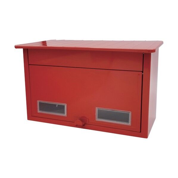 サントミ郵政型ポスト レッド 39.7×24.5×19.1cm CY-20 1