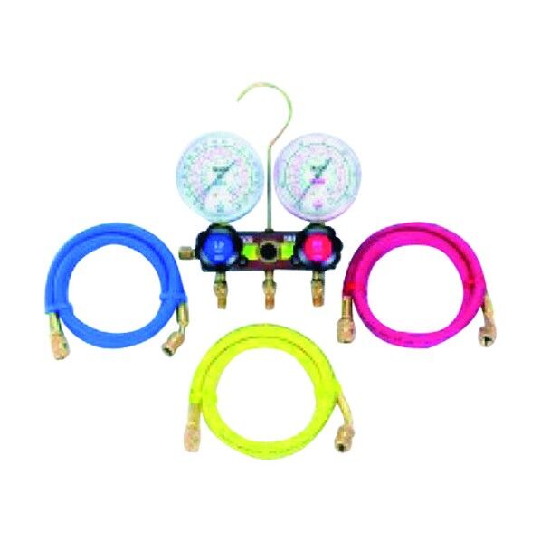 ゲージマニホールドキット(R404A、R407C、R507A、R134a) TA124AH-2 1点