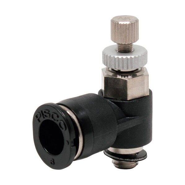 日本ピスコ スピードコントローラ メーターアウト スプリングリターン仕様 適合外径6mm 接続口径M5×0.8 JSC6-M5AK 1点...