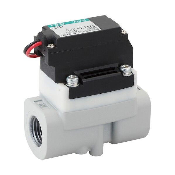 圧縮空気用パイロット式2ポート電磁弁 アルミボディ