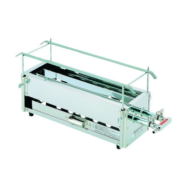 SA18-0二本パイプ焼鳥器 小 DYK072 1個