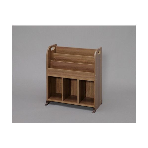 絵本ラック ウォールナットブラウン ER-6030 1個