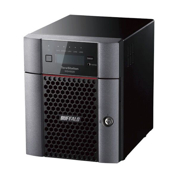 バッファロー TeraStation WSS2022WG H/W RAID Desk 4ベイNAS 16TB WSH5420DN16W2 1点...