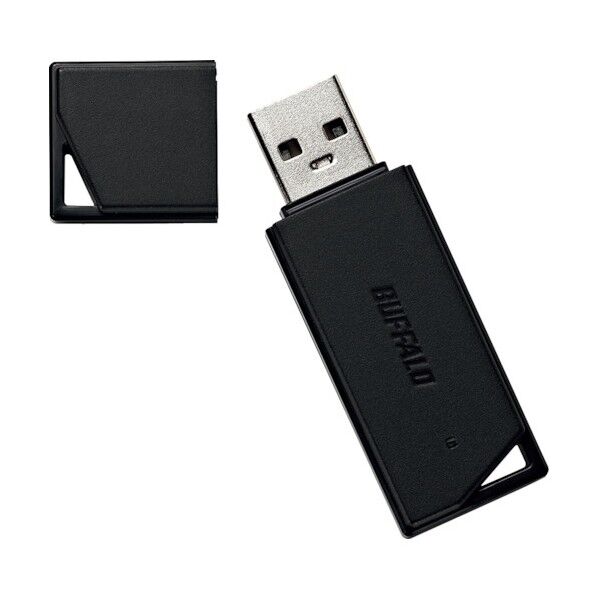 バッファロー USB2.0 どっちもUSBメモリー 32GB ブラック RUF2-KR32GA-BK 1点...