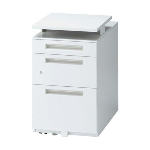 ワゴンシリーズ 昇降ワゴン A4-3段タイプ SワゴンA4-3段 昇降 DW/OW 187051 1点