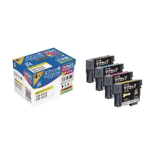 エプソン EPSON MUG-4CL対応ジットリサイクルインクカートリッジ 4色パック
