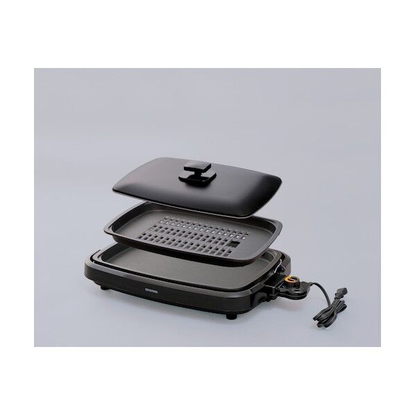 網焼き風ホットプレート ブラック APA-136-B 1個