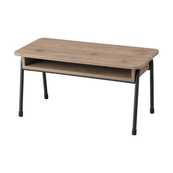 アイアンウッド センターテーブル ブラック/アッシュブラウン