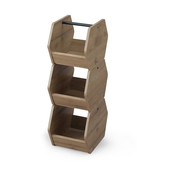 アイアンウッド ボックス 3個セット ブラック/アッシュブラウン IWB3-222 1個