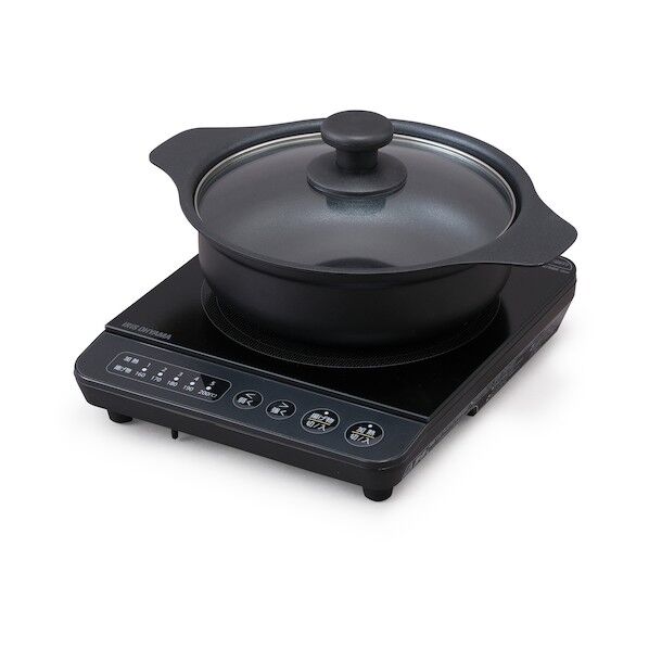 IHコンロ鍋セット1000W ブラック IHKP-T3820-B 1台