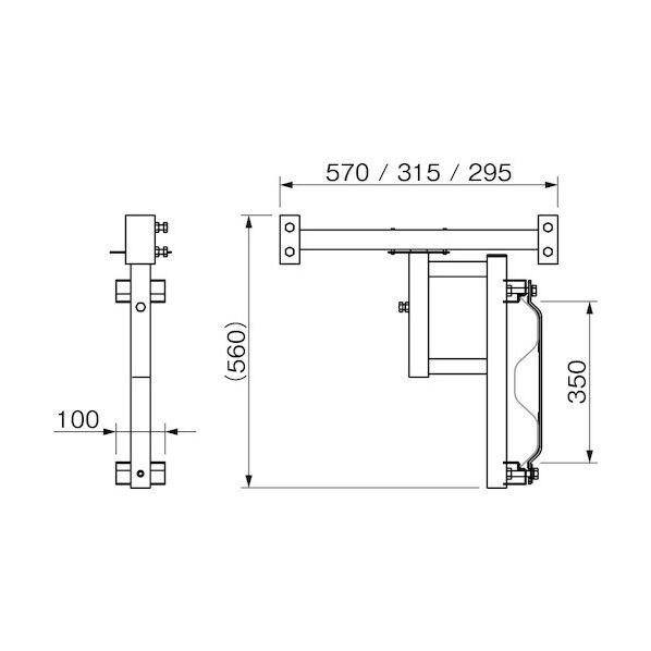 サインホルダー ガードレールビーム用