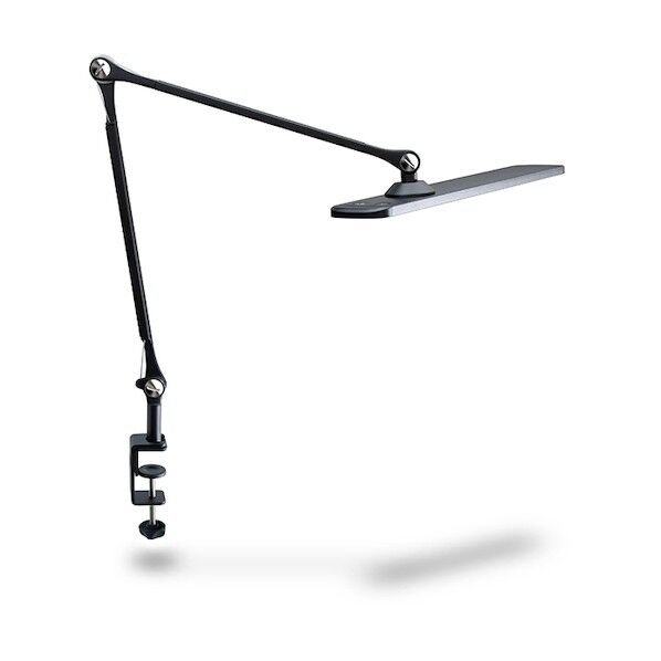 ルミサス 高演色クランプ式デスクライト ブラック DK-R190BK 1個