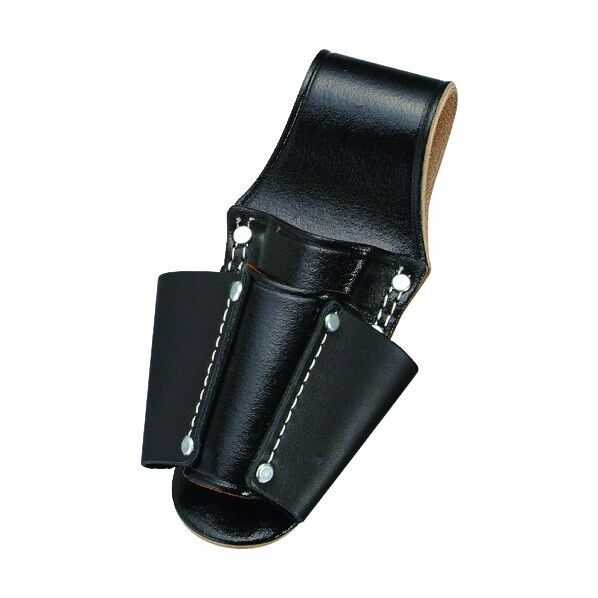 黒床皮ペンチ2段ドライバー差付 二重縫・型押