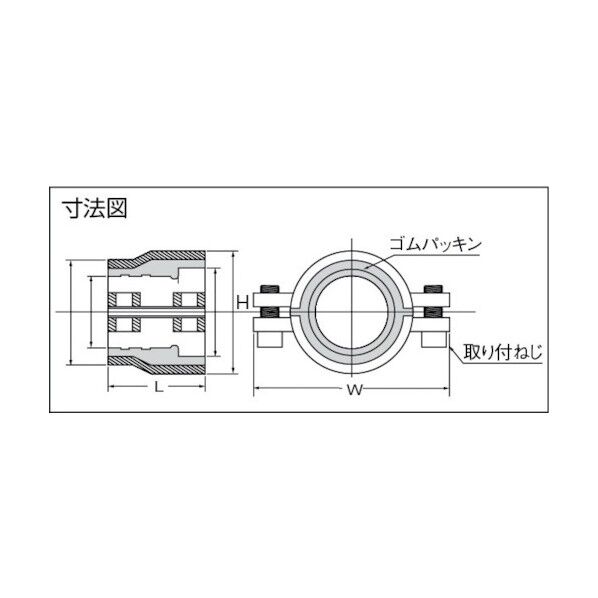 鋼管用圧着ソケット 継手部・直管部兼用型