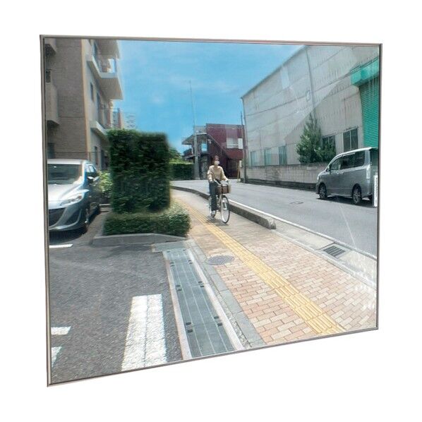 FFミラー(広視覚平面ミラー)FF‐60 ビス止めタイプ 505×605mm 279015 1点