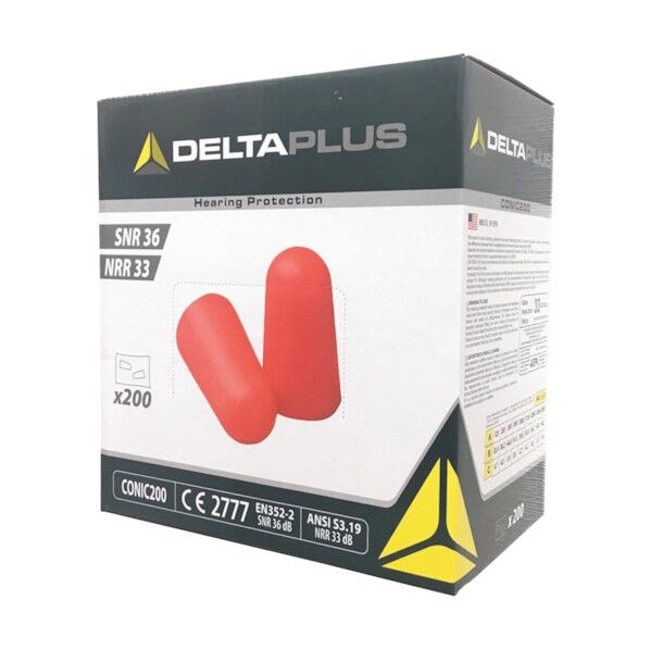 CONIC200耳栓(PUフィットタイプ) D0032 1セット