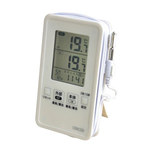 IN-OUTデジタル防滴温度計