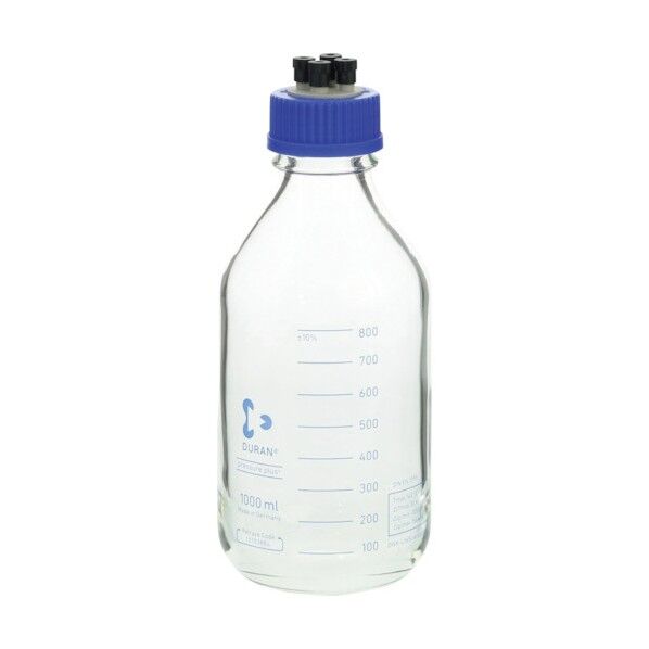 HPLCねじ口びん 4ポートキャップ付