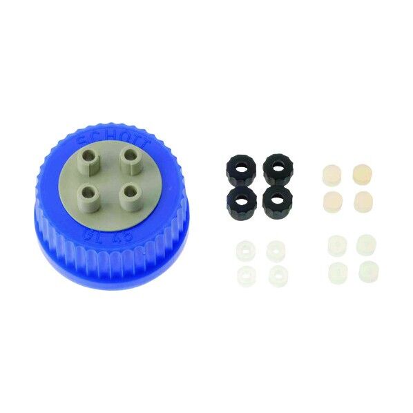 ねじ口びん4ポートキャップセット 017270-3A 2個