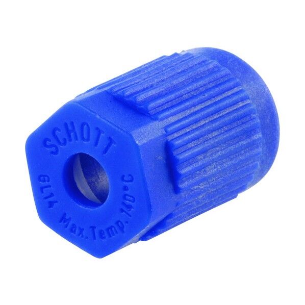 青キャップ ねじ口びん2.3ポートキャップ用 GL-14 017270-5A 2個