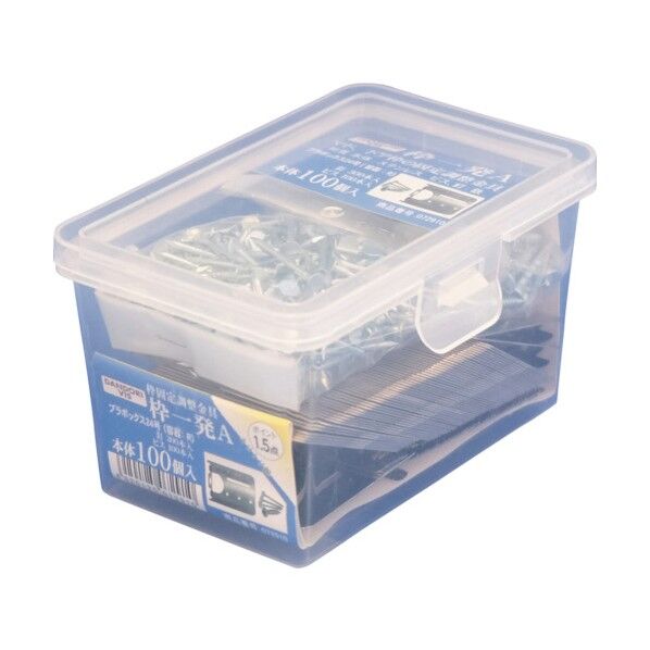 枠一発 (枠固定金具) 枠A 24号 K-WKA100-RX 100個