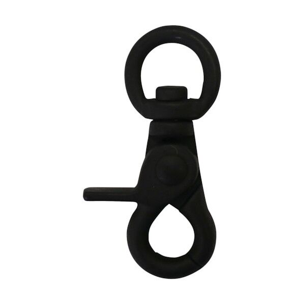 トリガースナップ マットブラック 46mm(A)46x(B)11x(C)15mm 10104138 1個