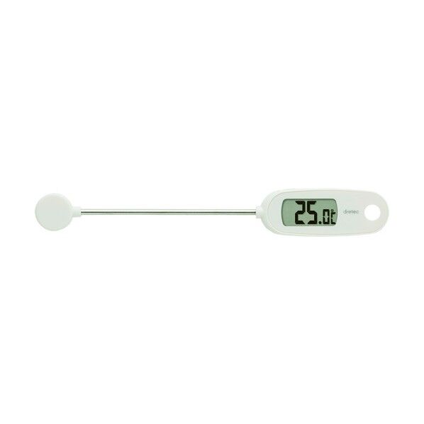 ドリテック dretec クッキング温度計 幅22.9×奥行1.4×高さ3.2cm アイボリー O-274IV