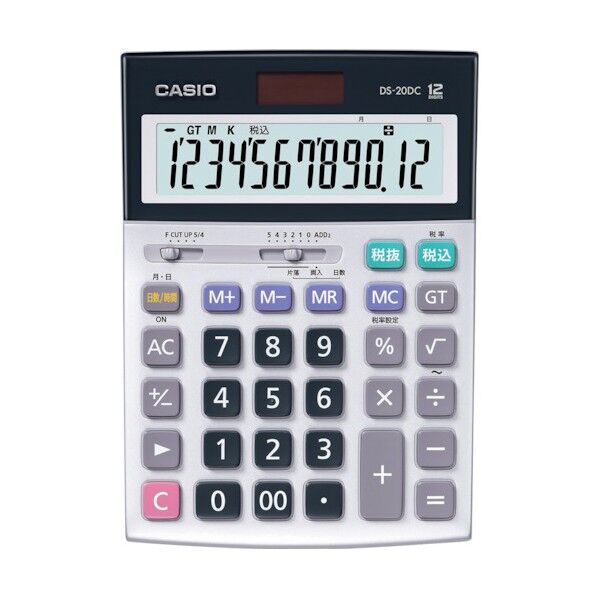 カシオ計算機 デスク型実務電卓 DS20DCN 1個...