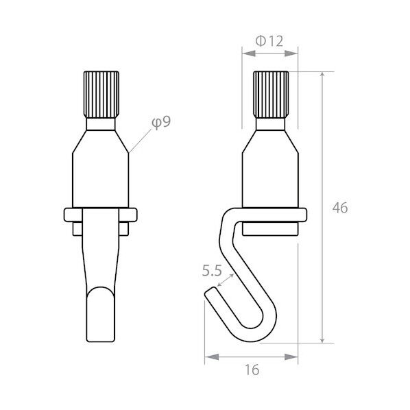 テグス自在用フック F-0880 1