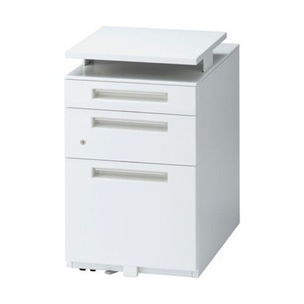 ワゴンシリーズ 昇降ワゴン B4-3段タイプ SワゴンB4-3段 昇降 SW/OW 186011 1点