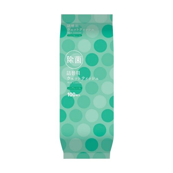 ノンアルコール除菌ボトルウェット(詰替) JBI-004 100点