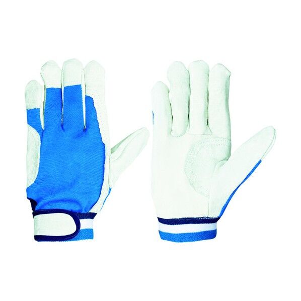 シモン 豚本革手袋甲メリヤス133豚白