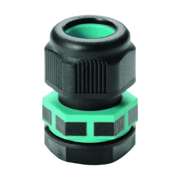 シームレス型ケーブルグランド ブラック/グリーン THA452-25G 1点