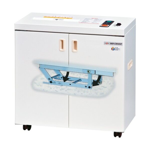 ※法人専用品※シグマー技研 シュレッダ コンパクトボディ.細断能力タイプ SGX-C3114SP 1点