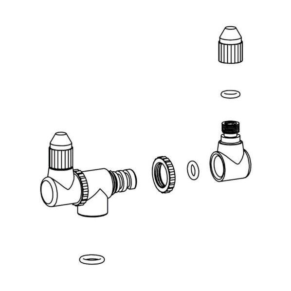 噴霧器用部品セット(73)2頭式ノズルセット 1点