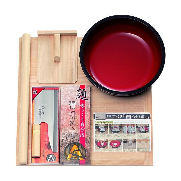 家庭用麺打ちセットB(蕎麦打ち道具セット)そば作り方説明書付き