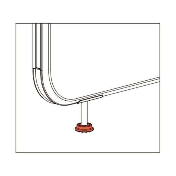 YURT オプション 通常脚カバー YUR-通常脚カバー(4ケ入り)LBK