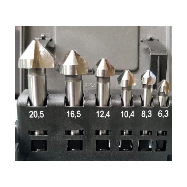 プラス工具製作所 三枚刃面取カッター ノンコートセット PM3SSET 1点