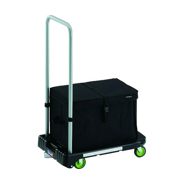 樹脂台車 アクロキャリー 600X390 ブラック ストッパー付 THブレーキ付 AC-1-BK-S-THB 1点