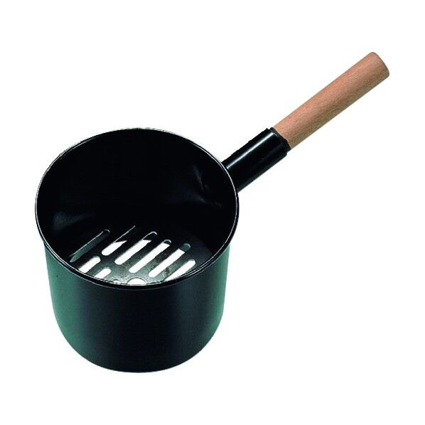 【アウトレット品】 木柄鉄ジャンボ火起し(鉄目皿付) 24cm DHO08001 1個