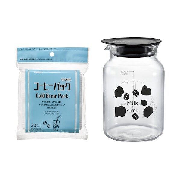 ミルク出しコーヒーポット ブラック 実用容量500ml MDCP-500-B 1個