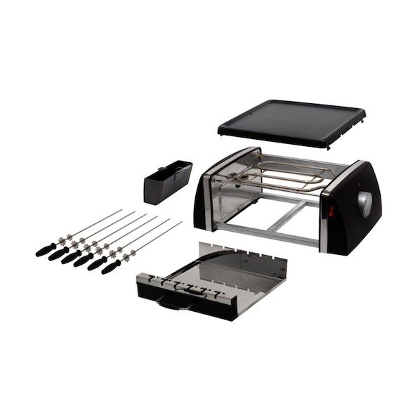 自動回転グリル&ホットプレート 410×145×355mm SC-T666 1個