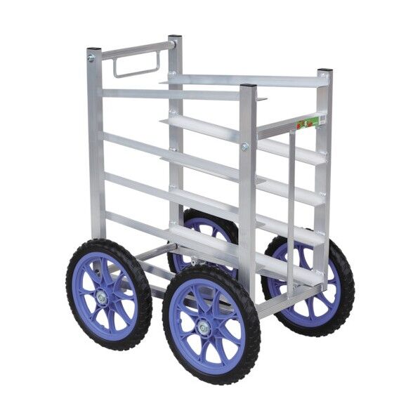 愛菜号運搬車いちご収穫用ワゴン5段タイプアルミ製ハウスカー収穫台車 SW-514 1点