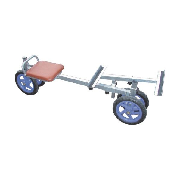 ラクエモンアルミ製いちご収穫用幅狭台車 RS-700S 1点