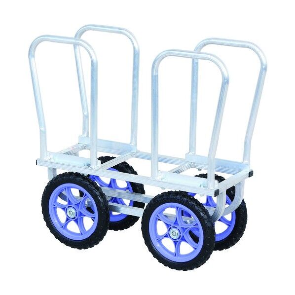 はなこアルミ製側枠固定式花の収穫台車ハンドル無