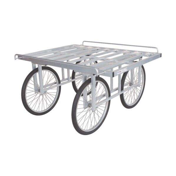 楽太郎アルミ製伸縮式サイドガード付収穫台車(強力型) RA-500 1点